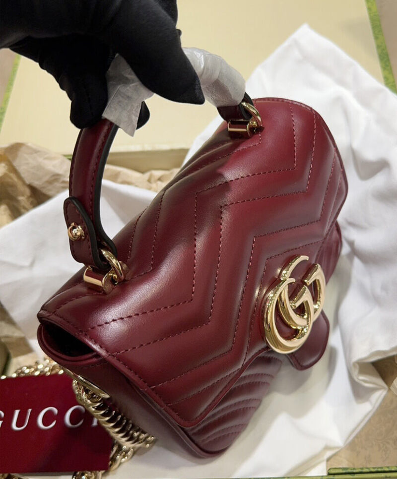 Gucci GG Marmont Mini Top Handle Bag 811238